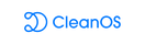 Logo aziendale CleanOS blu elettrico senza sfondo